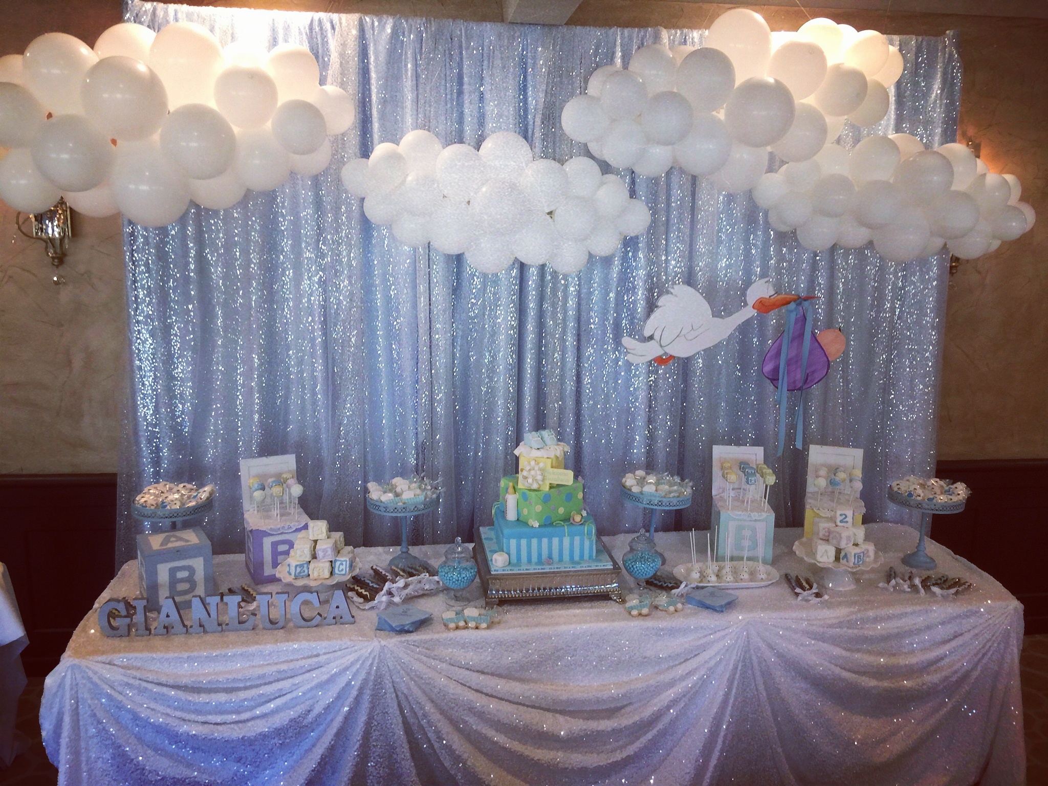 baby shower backdrop